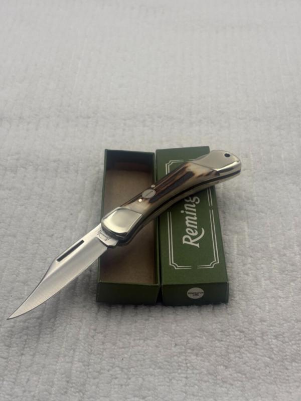 Remington Vintage 1 Blade Stag Lockback Pocket Knife Quality Made In Germany Remington Vintage 1 Blade Stag Lockback Pocket Knife Quality Made In Germany