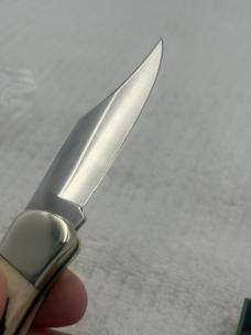 Remington Vintage 1 Blade Stag Lockback Pocket Knife Quality Made In Germany