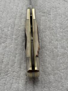 Remington Vintage 1 Blade Stag Lockback Pocket Knife Quality Made In Germany