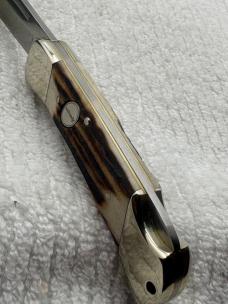 Remington Vintage 1 Blade Stag Lockback Pocket Knife Quality Made In Germany