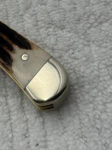 Remington Vintage 2 Blade Stag Trapper Pocket Knife Quality Made In Germany