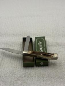 Remington Vintage 2 Blade Stag Trapper Pocket Knife Quality Made In Germany