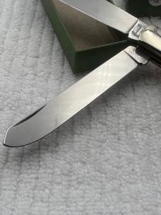 Remington Vintage 2 Blade Stag Trapper Pocket Knife Quality Made In Germany