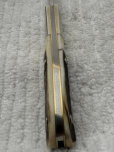 Remington Vintage 1 Blade Stag Barlow Pocket Knife Made In Germany
