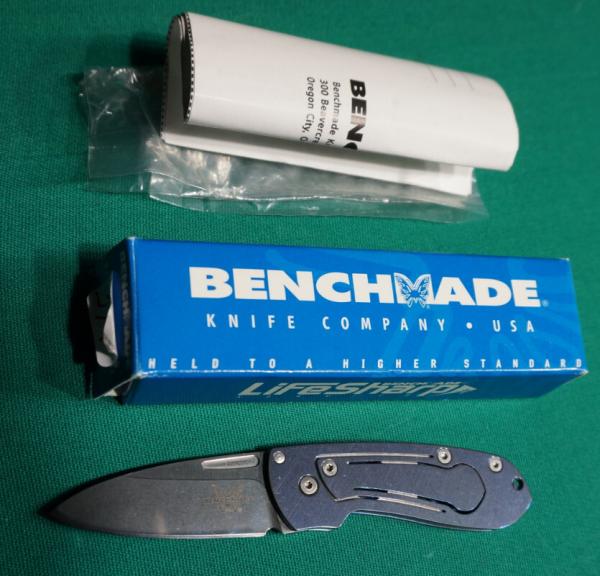 BENCHMADE BENCHMITE 310 TITANIUM #158-1000 NEW WITH BOX BENCHMADE BENCHMITE 310 TITANIUM #158-1000 NEW WITH BOX