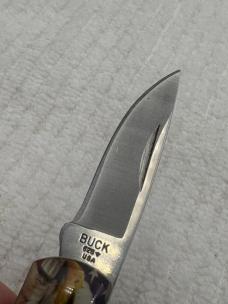 Buck 2007 525 Small  1 Blade Lockback American Flag & Eagle