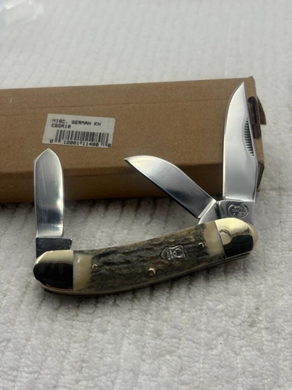Buck Creek 3 Blade Stockman Pocket Knife NIB