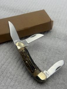 Buck Creek 3 Blade Stockman Pocket Knife NIB