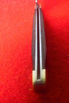 BUCK 3" PRE-OWNED 379 ONE BLADE MINT WOOD SCALES POCKET KNIFE