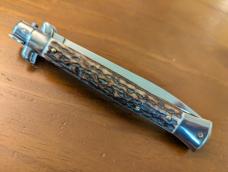 NEW FRANK BELTRAME 28CM/11" STAG DAGGER BLADE STILETTO AUTOMATIC 