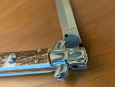 NEW FRANK BELTRAME 28CM/11" STAG DAGGER BLADE STILETTO AUTOMATIC 