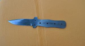 Tom Enos Guild Member Fixed 440c 8 12quot Finished Blade Only Dated 2016 12 Sharp False Edge
