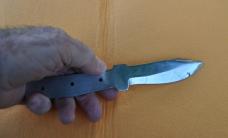 Tom Enos Guild Member 440c 8 7/8" Finished Blade Only 1/8" Stock Dated 1990 T.E. On Handle