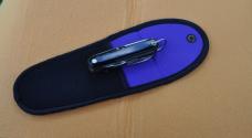 9 Function Bonsa Bontgen & Sabin Solingen germany Camp Knife 1950s Mint Black Handles  Bail
