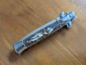 FRANK BELTRAME 23CM 9" DAGGER BLADE STILETTO STAG HORN 4MM KICK SPRING.. NEW AND SNAPPY!! 