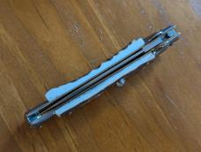 FRANK BELTRAME 23CM 9" DAGGER BLADE STILETTO STAG HORN 4MM KICK SPRING.. NEW AND SNAPPY!! 