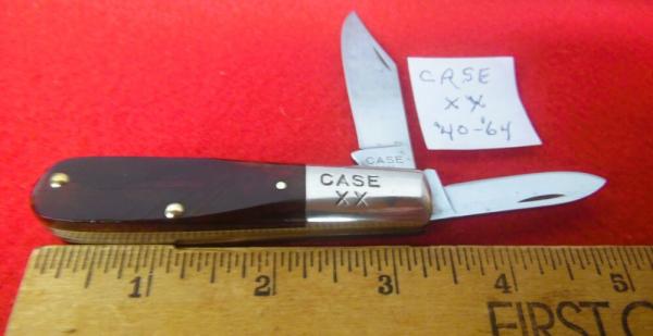 CASE XX SMOOTH BONE BARLOW 1940-64 IN VERY NICE PRE-OWNED CONDITION