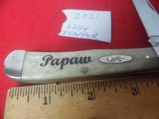 CASE XX USA 2021 PAWPAW TRAPPER 6254 PRE-OWNED WELL KEPT GIFT IDEA