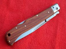 New 11" Italian Roma style Swinguard Switchblade knife Wood handles II