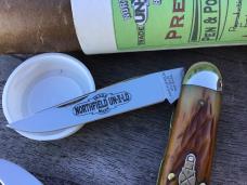 Great Eastern Cutlery 538208 Northfield Cuban Muscrat Amber Jig Bone #06 of 50!