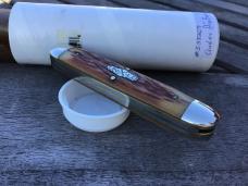 Great Eastern Cutlery 538208 Northfield Cuban Muscrat Amber Jig Bone #06 of 50!