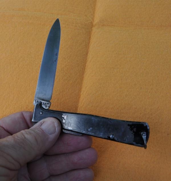 Mercator Heinrich Kaufmann 4 1/4" Closed Original Old Model Used Post WWII Top Lock Bail K55K Mercator Heinrich Kaufmann 4 1/4" Closed Original Old Model Used Post WWII Top Lock Bail K55K