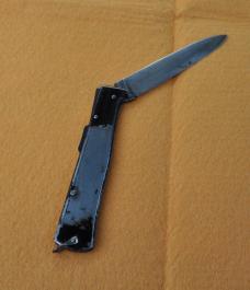 Mercator Heinrich Kaufmann 4 1/4" Closed Original Old Model Used Post WWII Top Lock Bail K55K