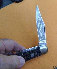 Boker Solingen Germany 2 Blade Folding Hunter 80s Near Mint Model 2020 Jigged Black Bone Loud Snap