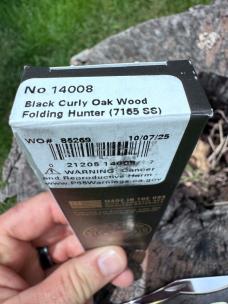 Case Black Curly Oak Hunter