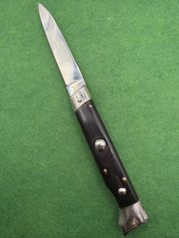 Vintage Jndiana Italian Slant Bolster Switchblade