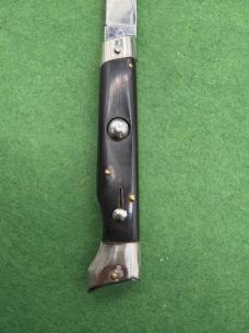 Vintage Jndiana Italian Slant Bolster Switchblade