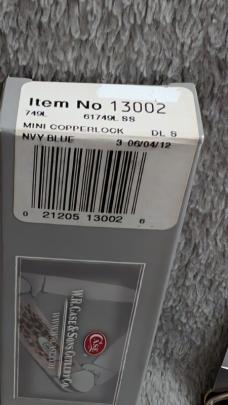 Case XX Navy Mini Copperlock (2012)