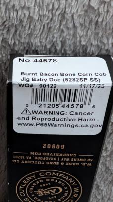 Case XX Smoked / Burnt Bacon Bone Baby Doc 
