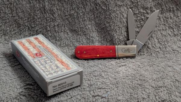 Case XX Dark Red Bone Barlow (2019) - Case stamped bolster Case XX Dark Red Bone Barlow (2019) - Case stamped bolster
