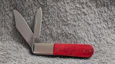 Case XX Dark Red Bone Barlow (2019) - Case stamped bolster