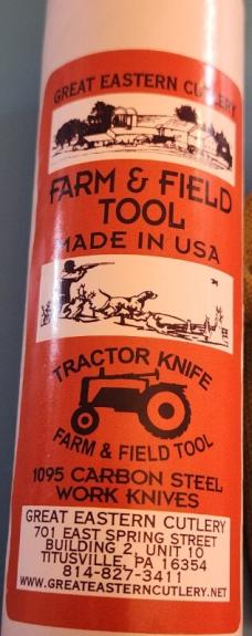 GEC Farm & Field 96125 Traction Jigged Orange Belrin (Pattern Production Premiere)