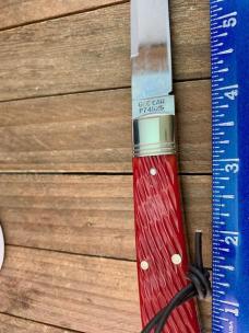 Great Eastern Cutlery Northfield 74P Red Licorice Jigged Bone 2025