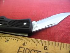 SCHRADE IRELAND LOCKBACK NICE EDGE PART SERRATED UNUSED FROM GOOD STORAGE