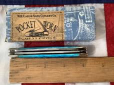 2005 Case xx Trapper (MDL# 6254 SS) w/ Gorgeous Caribbean Blue Bone Handles -NOS & M/NM