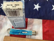 2005 Case xx Trapper (MDL# 6254 SS) w/ Gorgeous Caribbean Blue Bone Handles -NOS & M/NM
