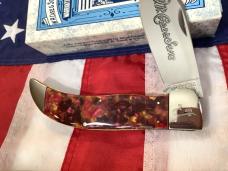 Case xx Case Classic Large Clasp Knife (004 of 130) w/ Rare Cherry Chip Handles mdl# 71072 -NOS