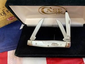 2008 Case xx Tiny Stockman Mdl 8333 SS with Flashy Mother of Pearl Handles -NOS in claim shell