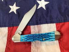 2004 Case xx Copperlock Knife (MDL# 61549 L SS) w/ Caribbean Blue Bone Handles -NOS in Orig box