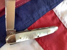 Zwilling J A Henckels Half Whittler (mdl# 79) w/ Great Old Mother of Pearl Handles
