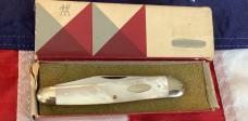 Zwilling J A Henckels Half Whittler (mdl# 79) w/ Great Old Mother of Pearl Handles