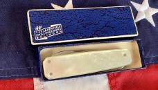 Zwilling J A Henckels Gents / Lobster Knife w/ Great Old Mother of Pearl Handles -NOS