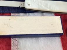 Zwilling J A Henckels Gents / Lobster Knife w/ Great Old Mother of Pearl Handles -NOS
