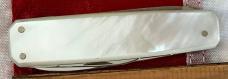Zwilling J A Henckels Gents / Lobster Knife w/ Great Old Mother of Pearl Handles -NOS