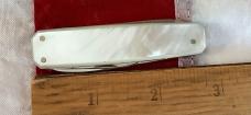 Zwilling J A Henckels Gents / Lobster Knife w/ Great Old Mother of Pearl Handles -NOS
