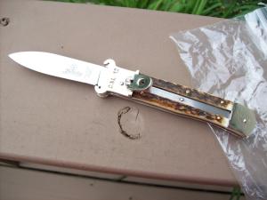 Hubertus Knife Shellpuller Johnny Cade Genuine Stag/Antler Solingen 12 & 16 Gauge UNUSED!